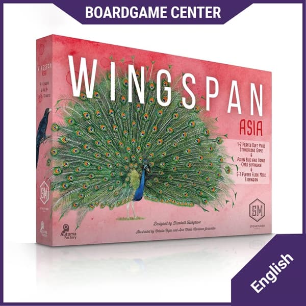 Bộ trò chơi Boardgame - Wingspan Asia (2022) Travel to Asia to discover new birds for your wildlife preserve